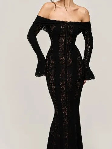 Floral Lace Maxi Dress