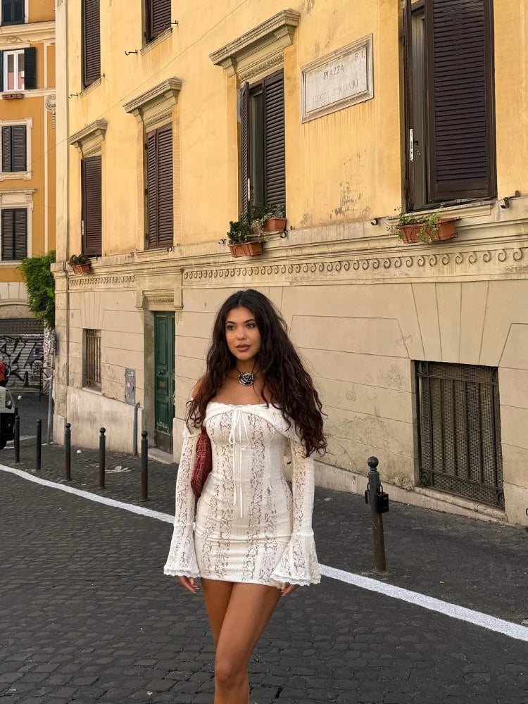 Floral Lace Maxi Dress