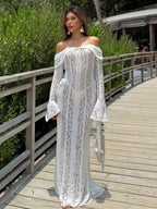 Floral Lace Maxi Dress