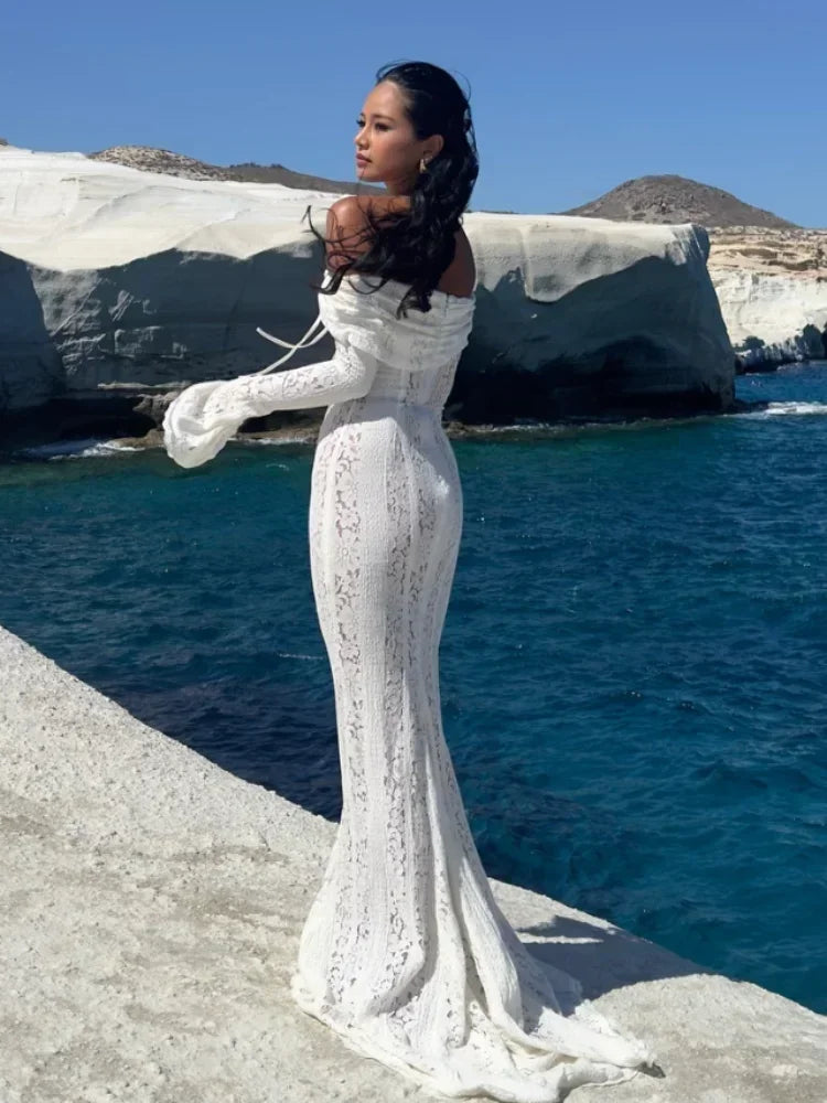 Floral Lace Maxi Dress