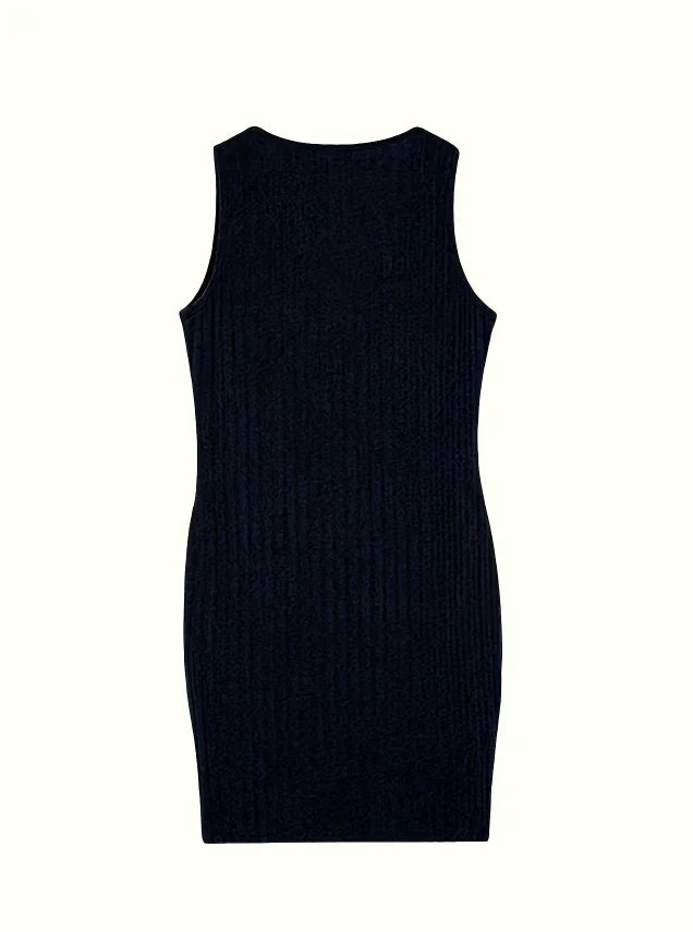 Ribbed Zip-Front Playsuit