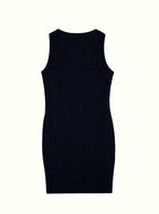 Ribbed Zip-Front Playsuit